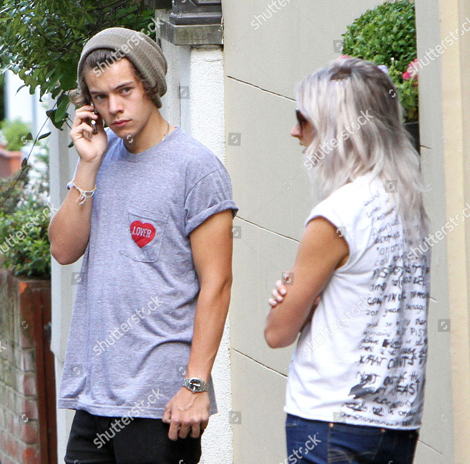 Harry Styles One Direction Makeup Artist Hair Editorial Stock