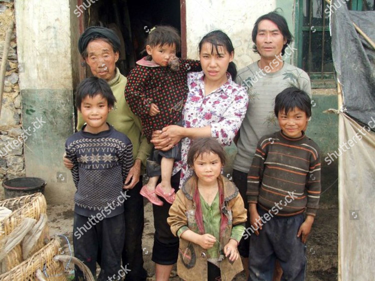 3yearold Jia Wanyan Her Family Editorial Stock Photo - Stock Image ...