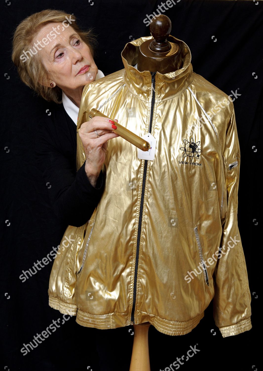 gold lame tracksuit