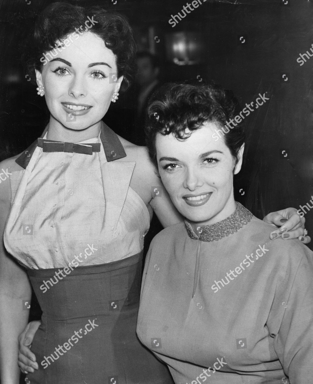 Jane Russell Actress Right Jeanne Crain Editorial Stock Photo - Stock ...