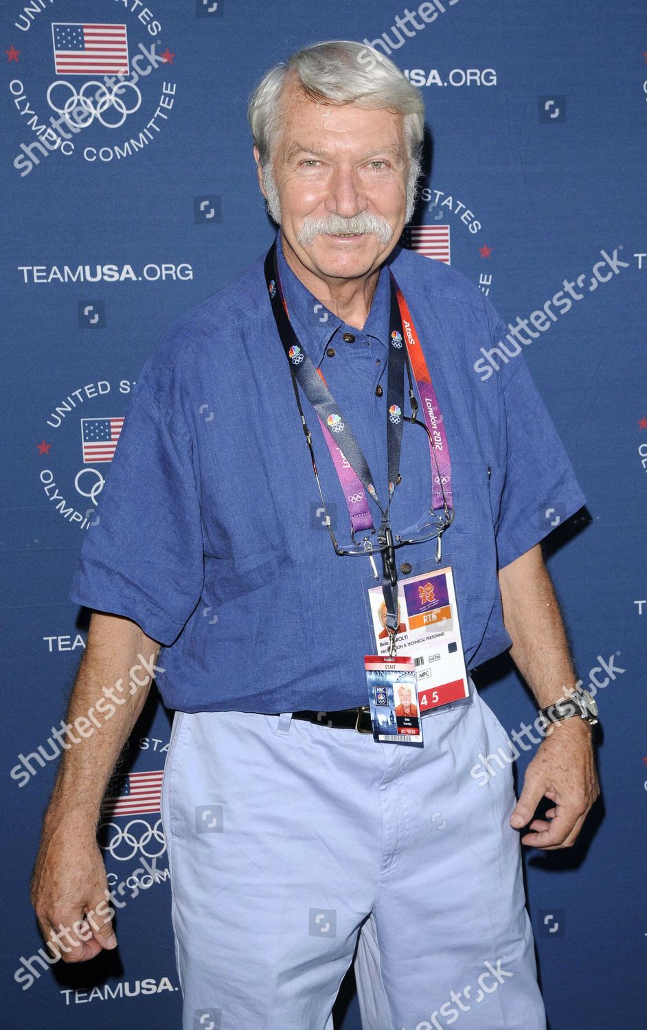 Bela Karolyi Gymnastics Coach Editorial Stock Photo - Stock Image ...