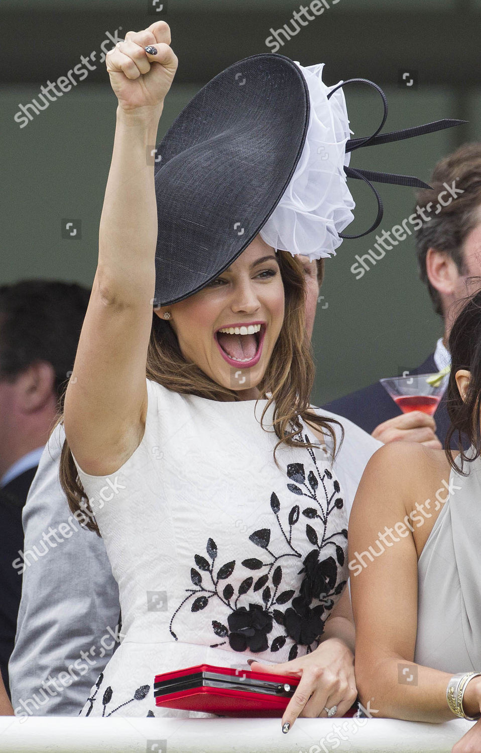 Kelly Brook Celebrates Winner Editorial Stock Photo - Stock Image ...