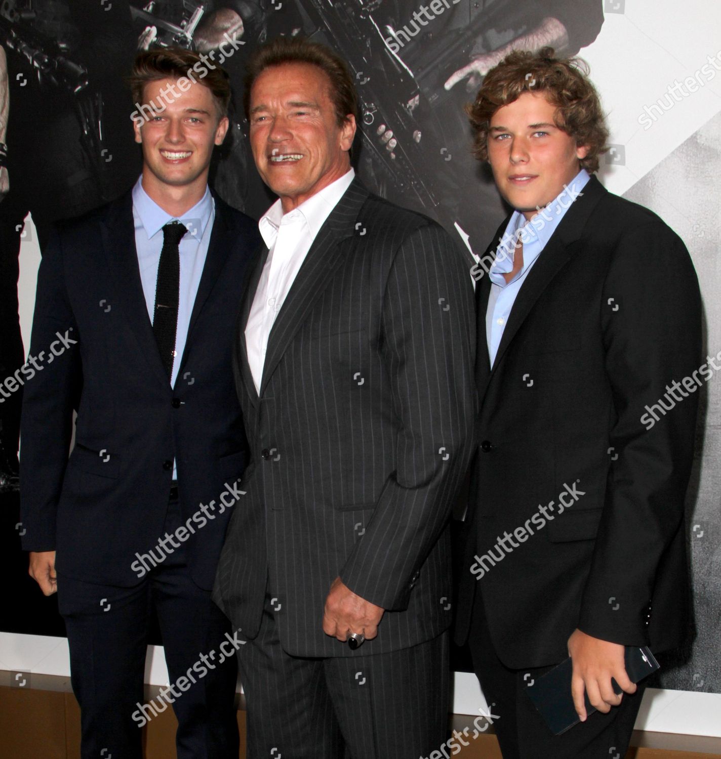 Patrick Schwarzenegger Arnold Schwarzenegger Chris Schwarzenegger