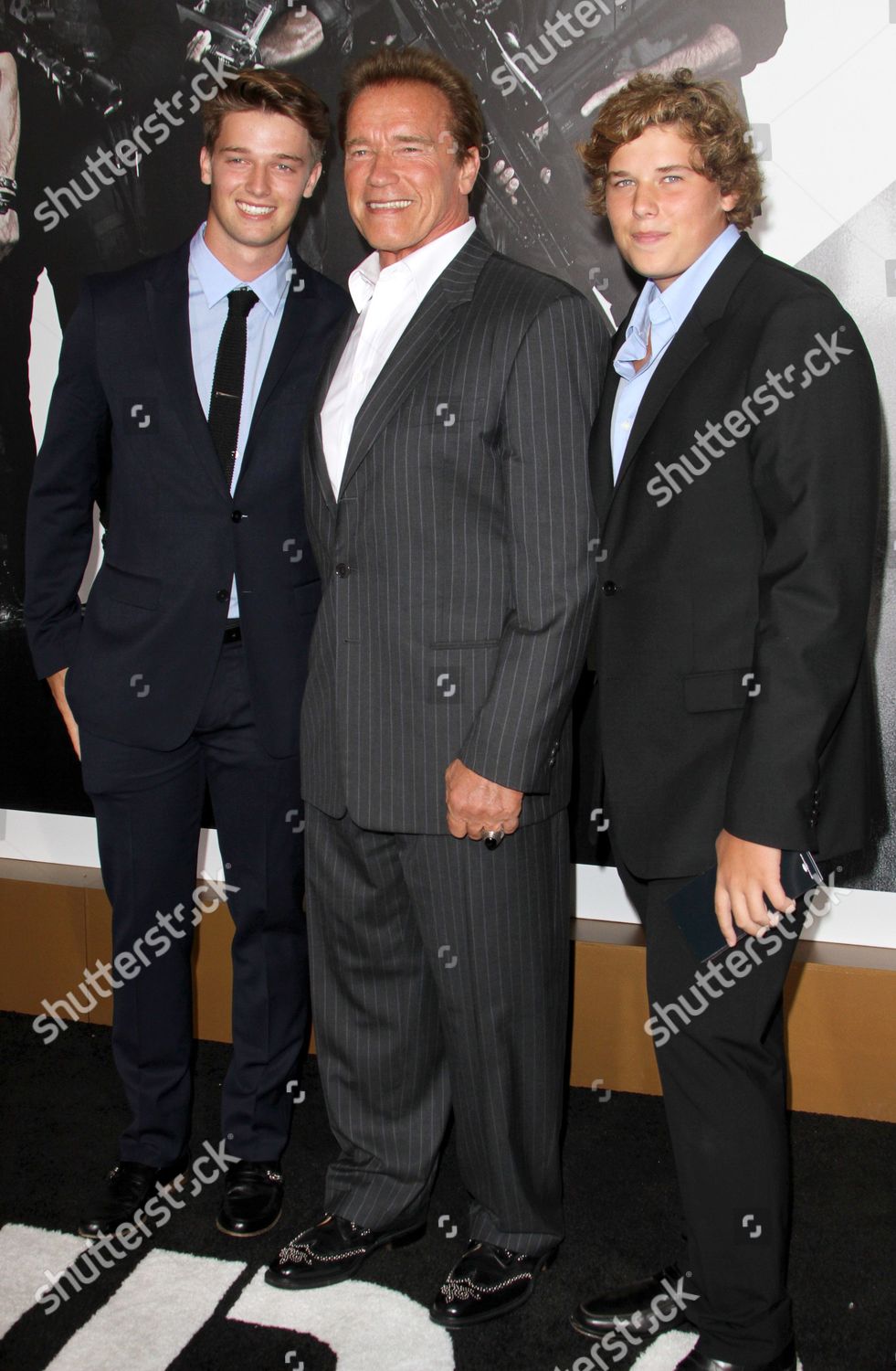 Patrick Schwarzenegger Arnold Schwarzenegger Chris Schwarzenegger