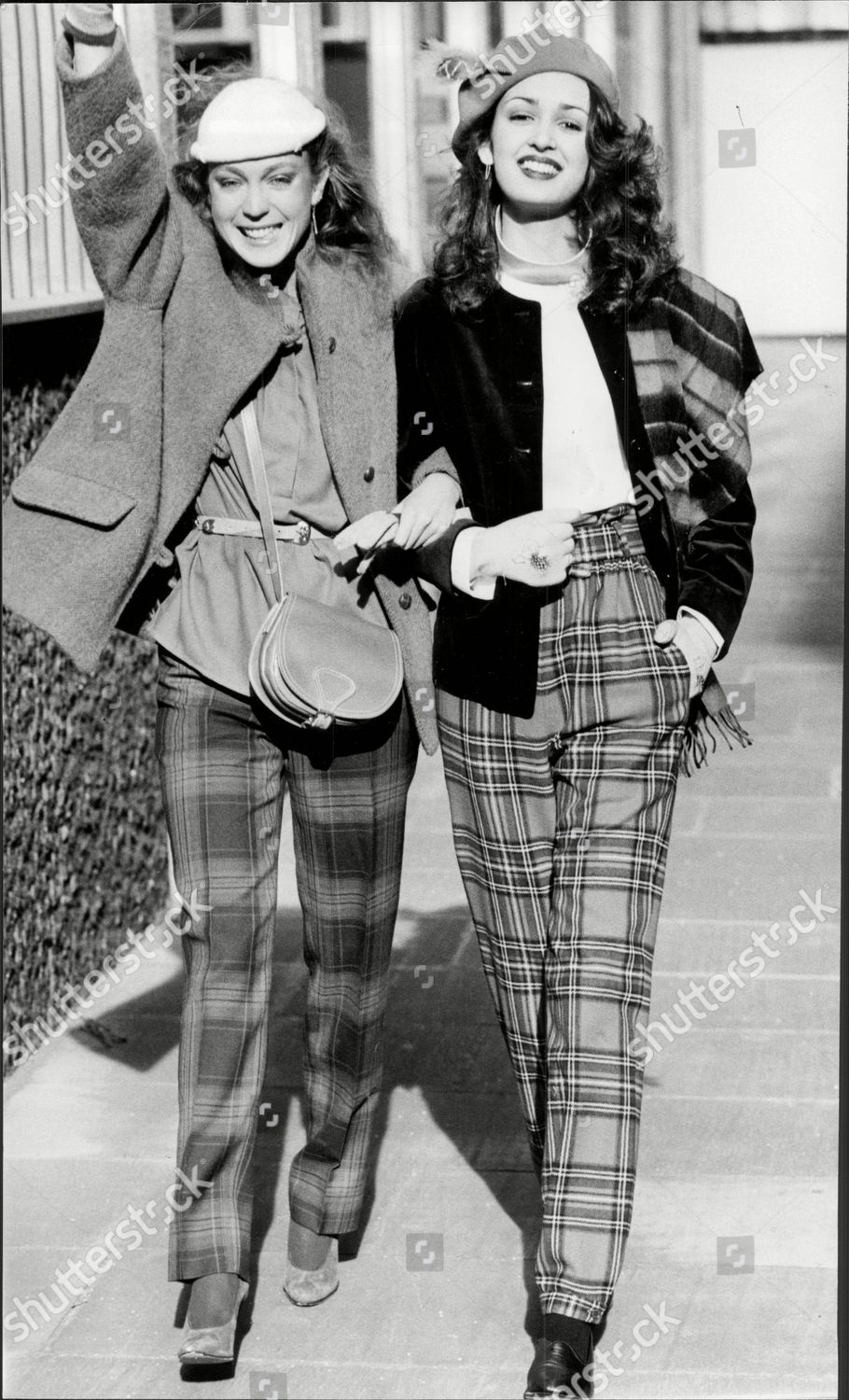 mustard tartan trousers