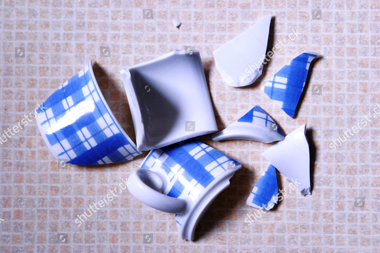 Pieces Broken Glass Editorial Stock Photo Stock Image Shutterstock