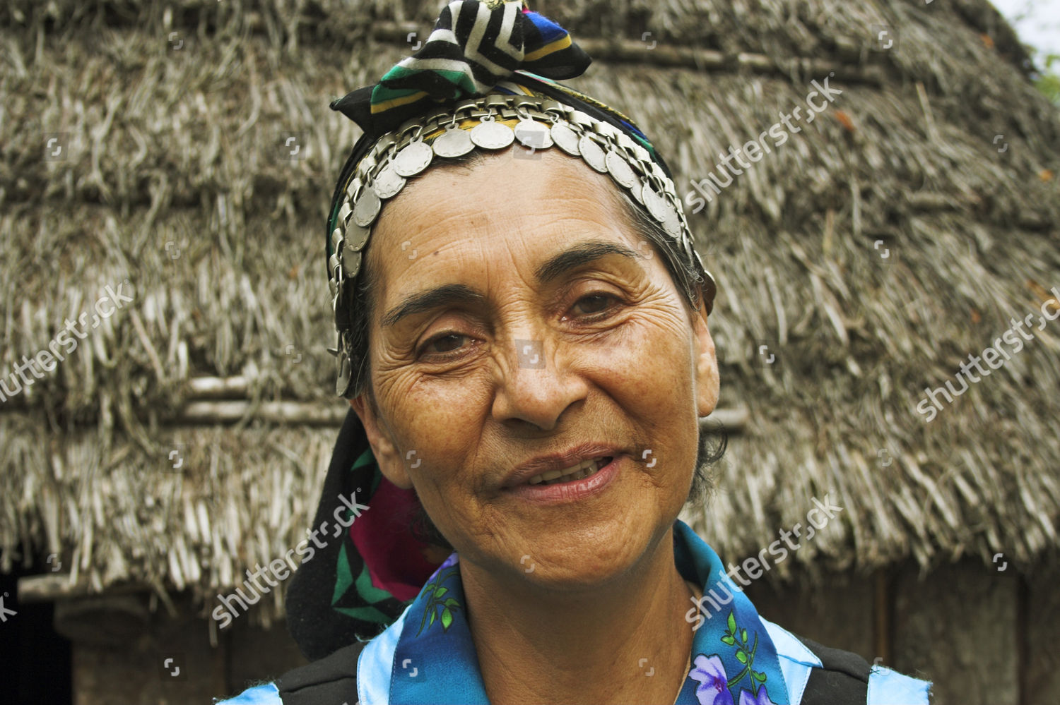 Native Woman Mapuche Tribe Chile Editorial Stock Photo - Stock Image ...