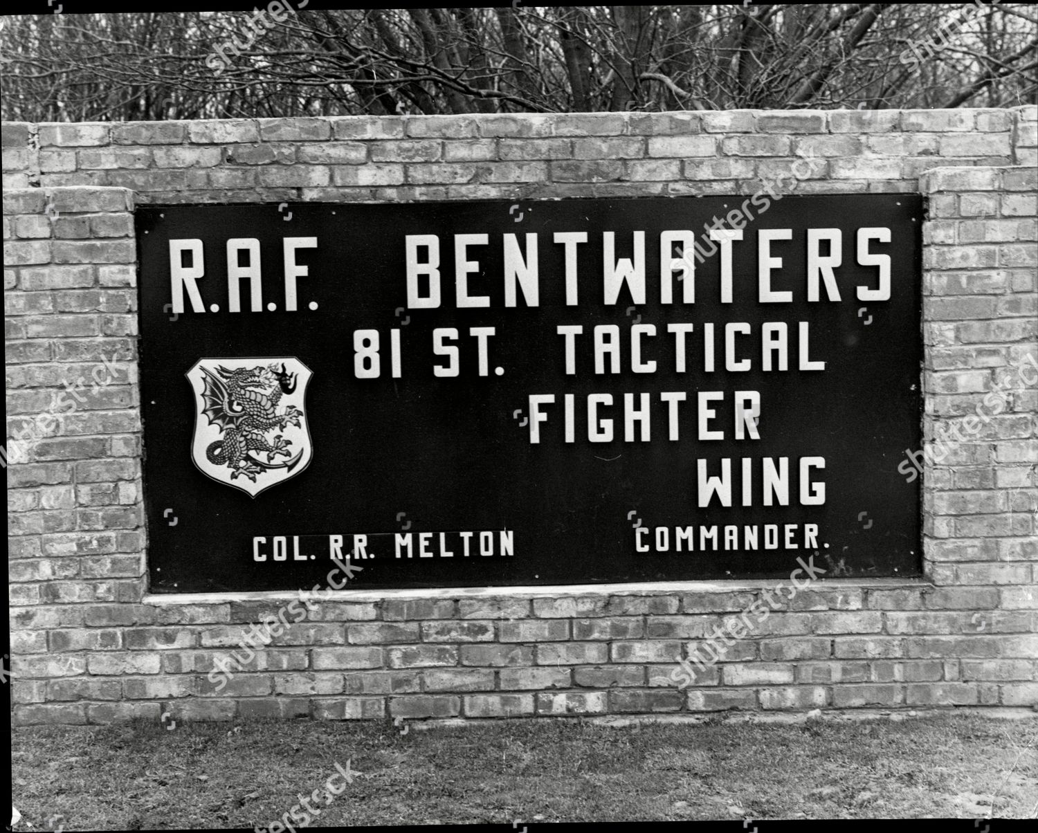 Exterior Raf Bentwaters Raf Bentwaters Now Editorial Stock Photo ...