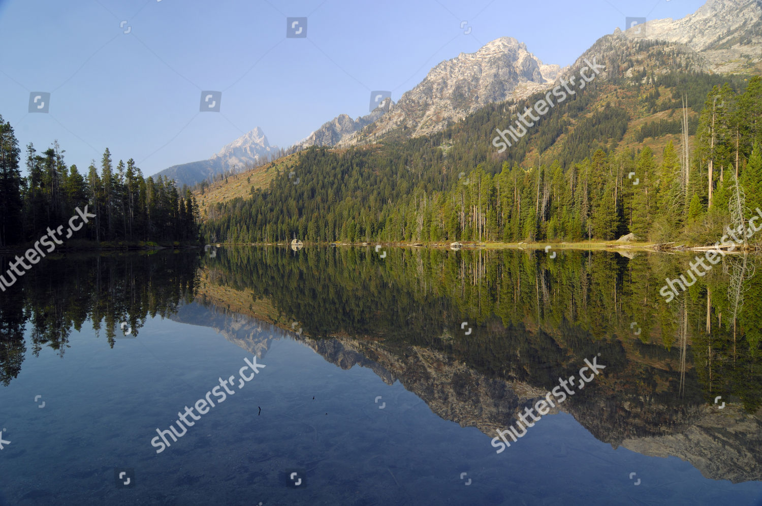 Jenny Lake Grand Teton Range Grand Editorial Stock Photo - Stock Image ...