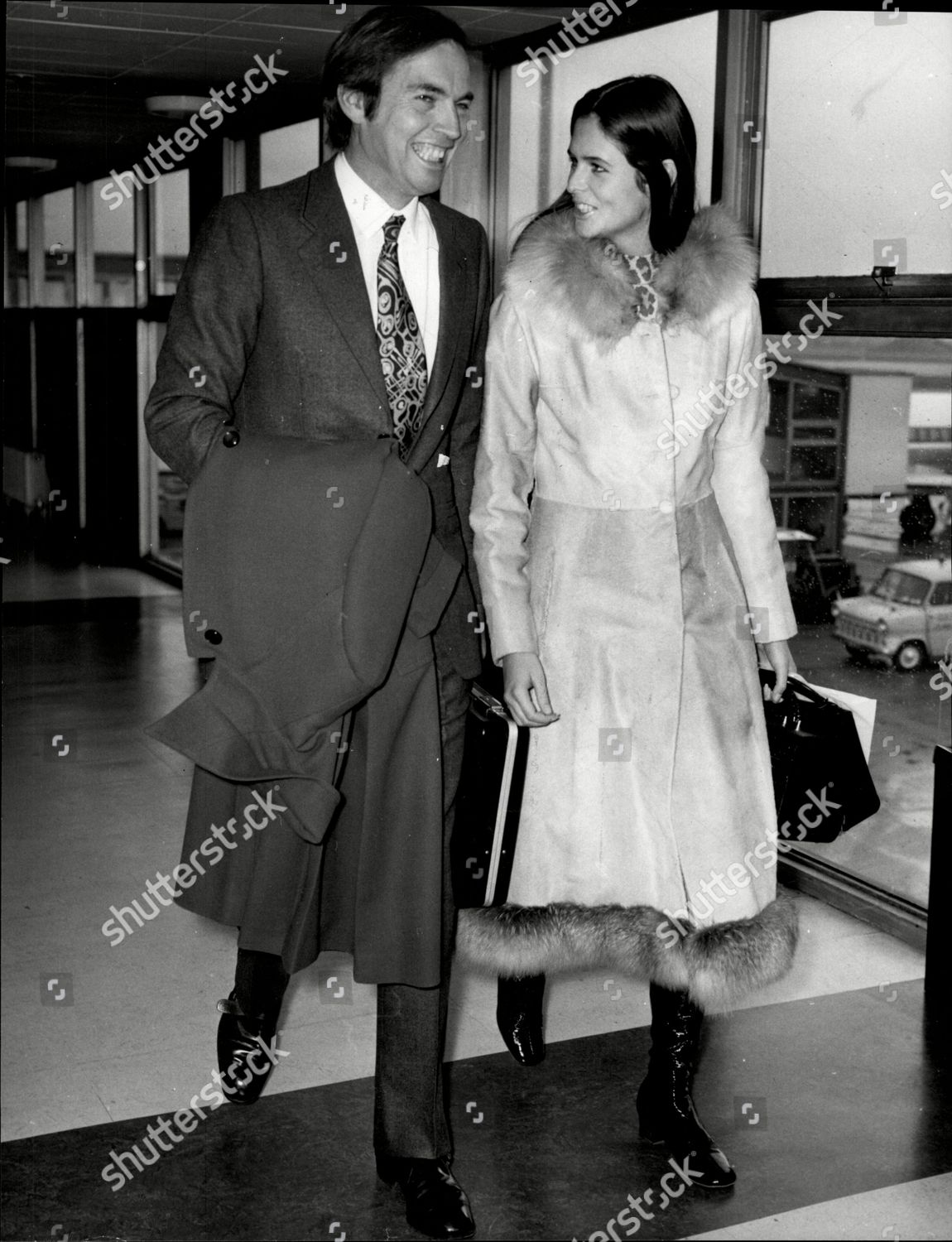 Doctor Christiaan Barnard His Wife Barbara Editorial Stock Photo