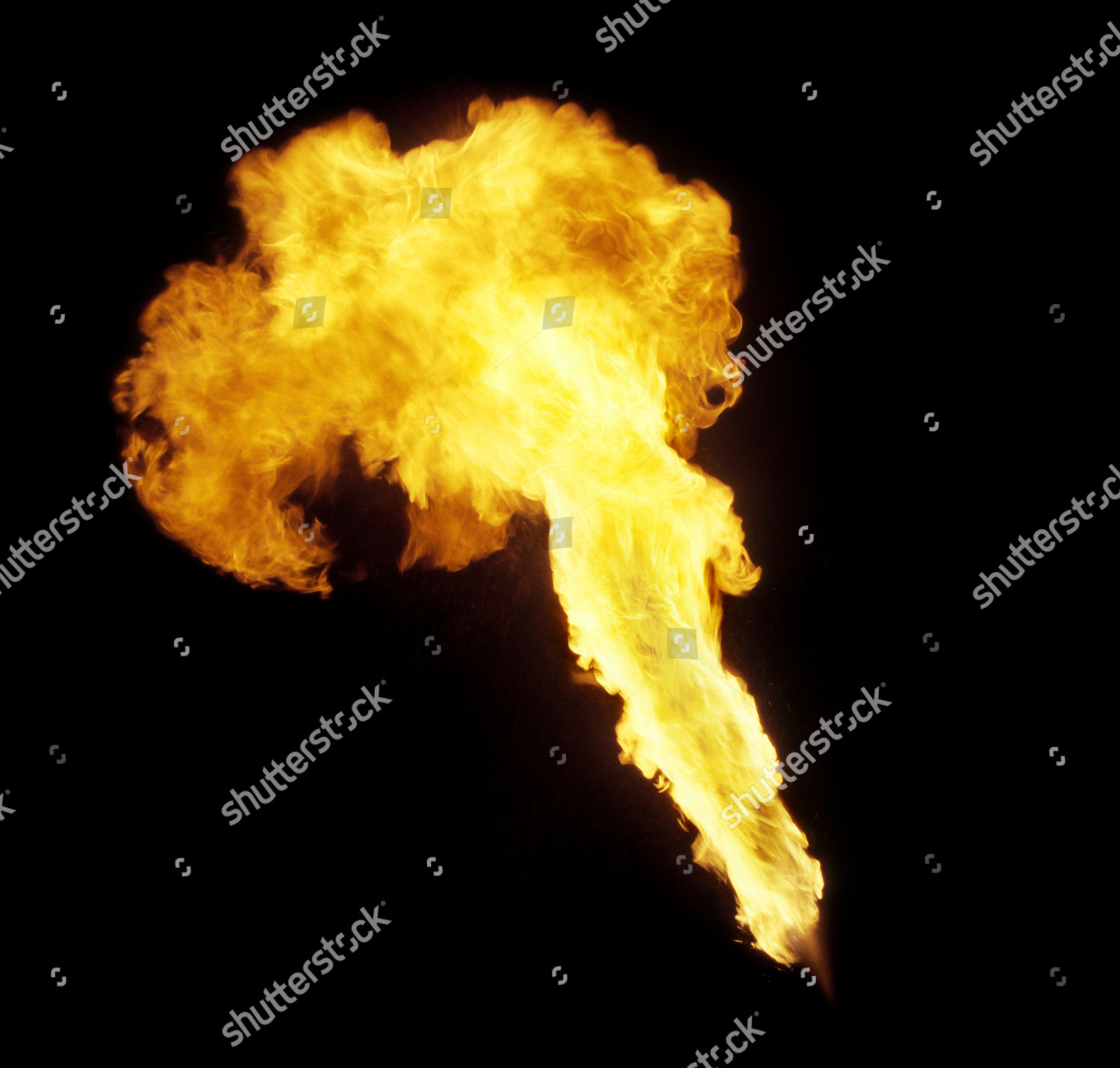 Pillar Fire Fireeater Editorial Stock Photo - Stock Image 