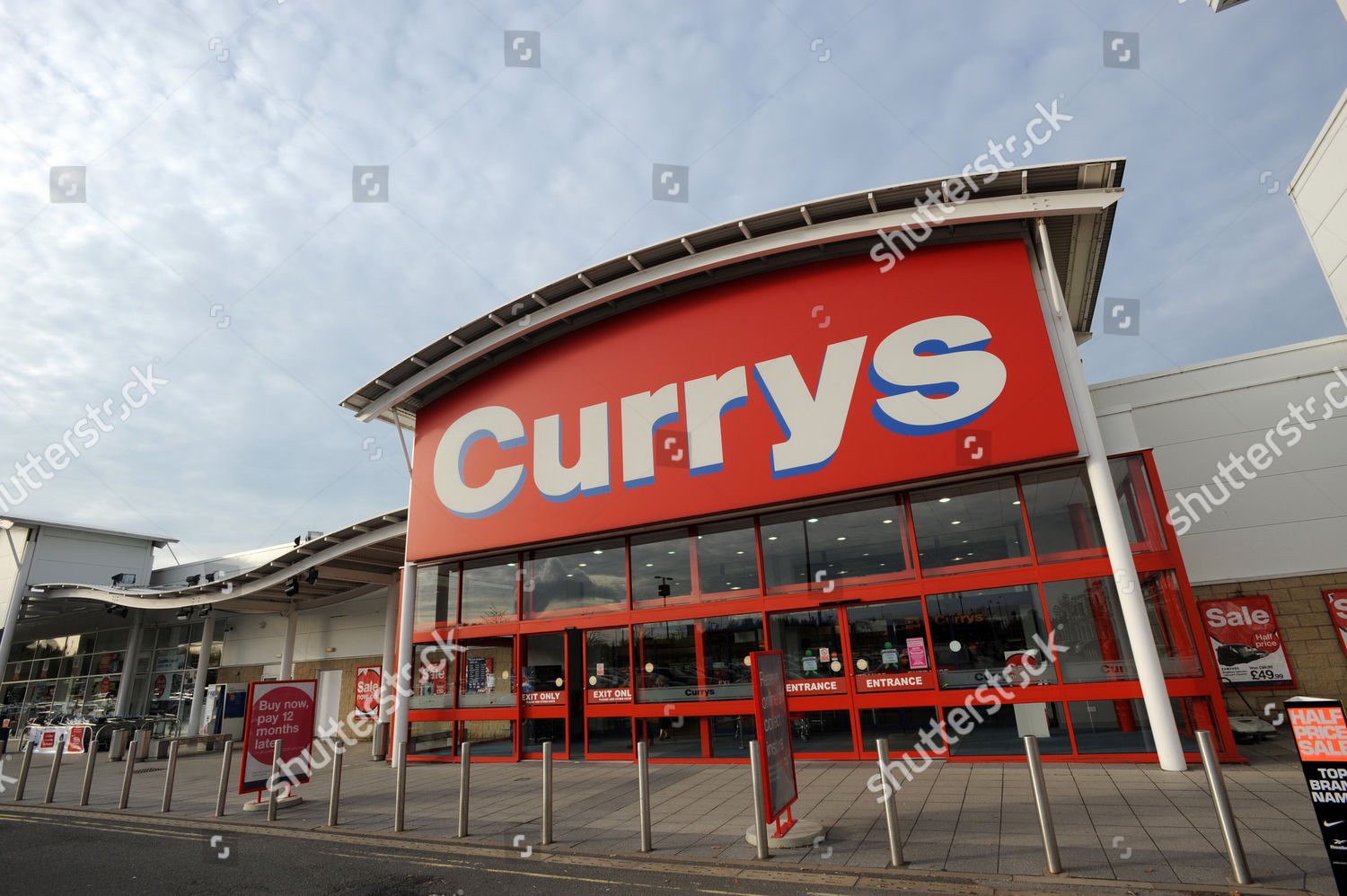 Currys Store Sign Logo Telford England Editorial Stock Photo Stock