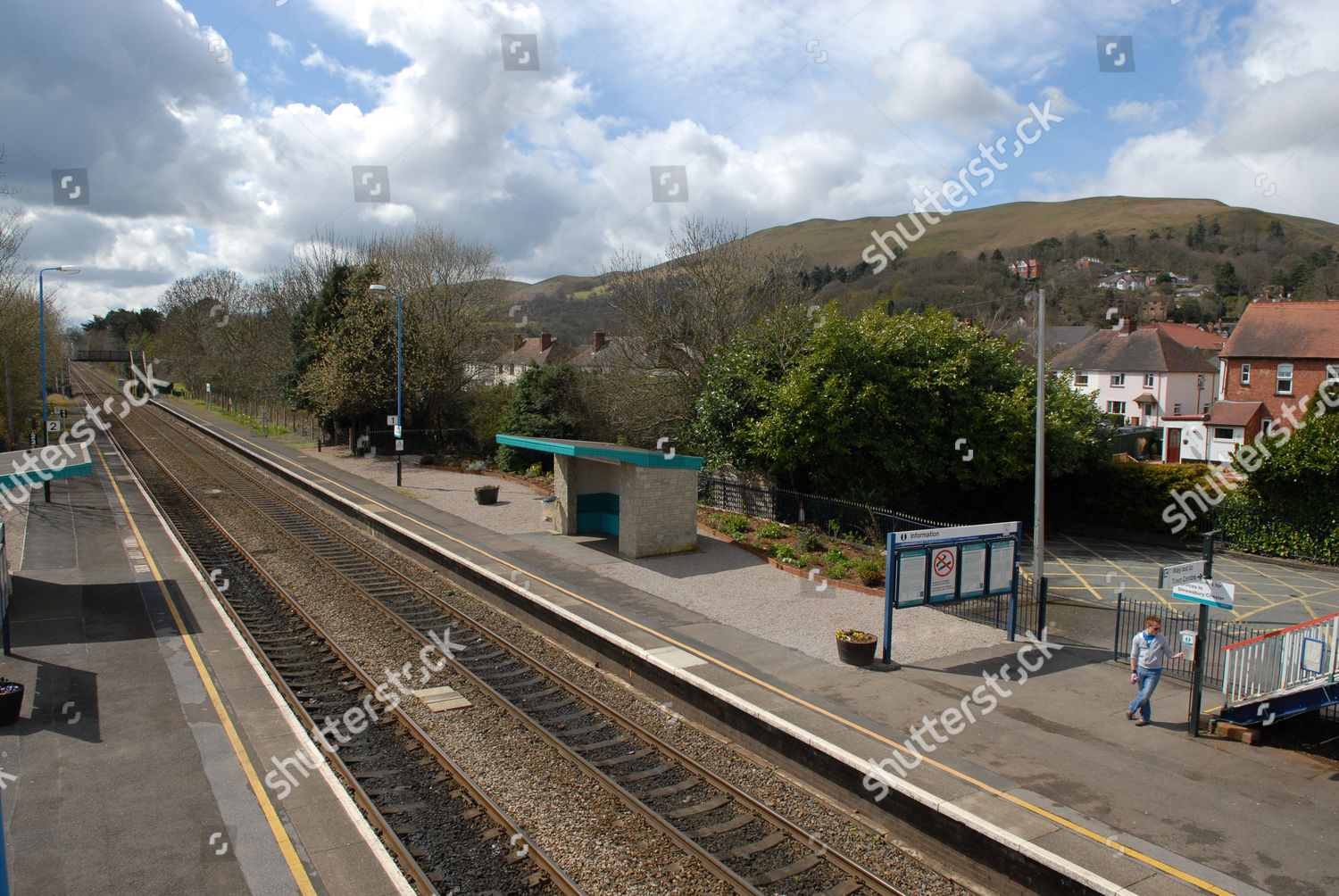 Church Stretton Railway Station Shropshire England Editorial Stock