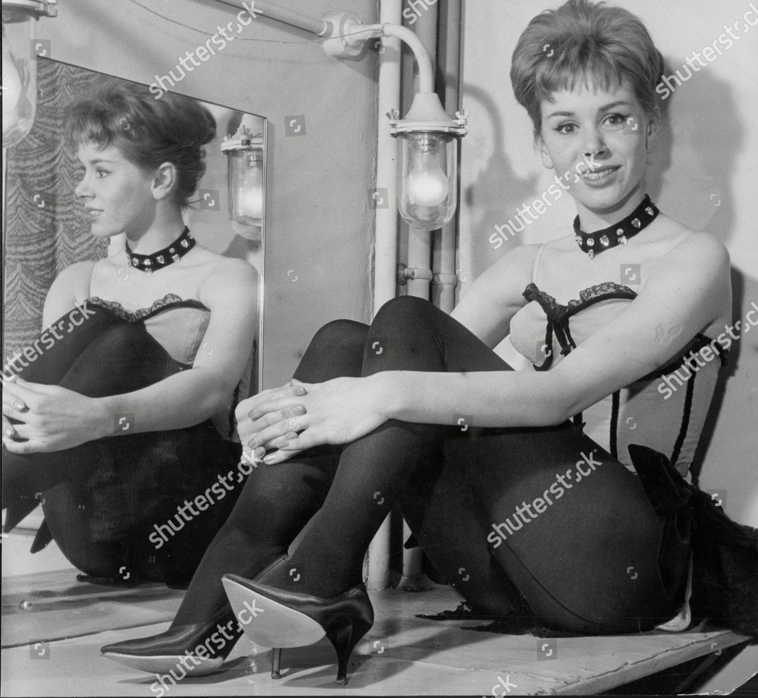 Judy Carne Actress Sitting On Table Editorial Stock Photo Stock Image Shutterstock