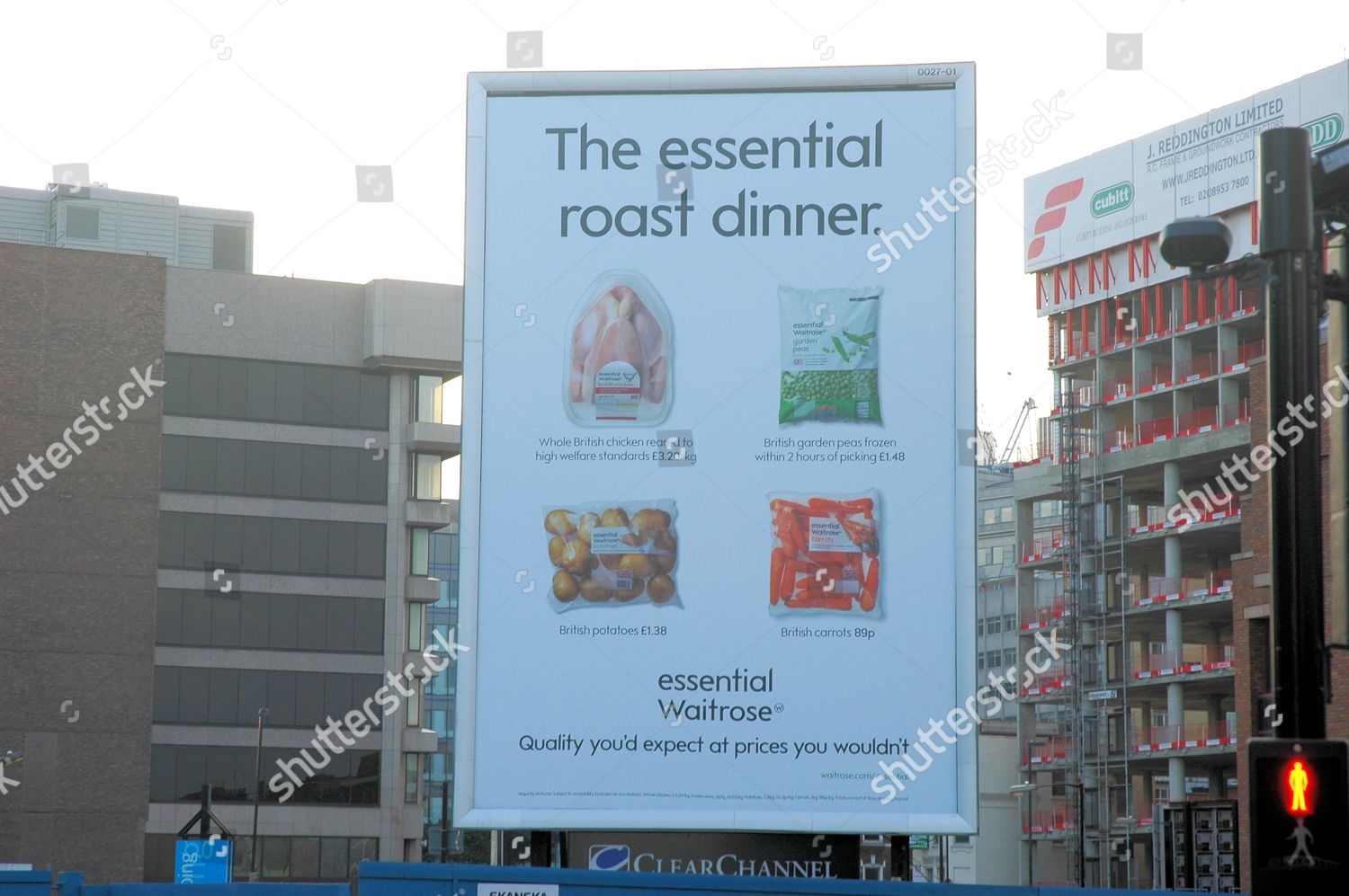 Waitrose Advert Promoting Their Essential Range Editorial Stock Photo