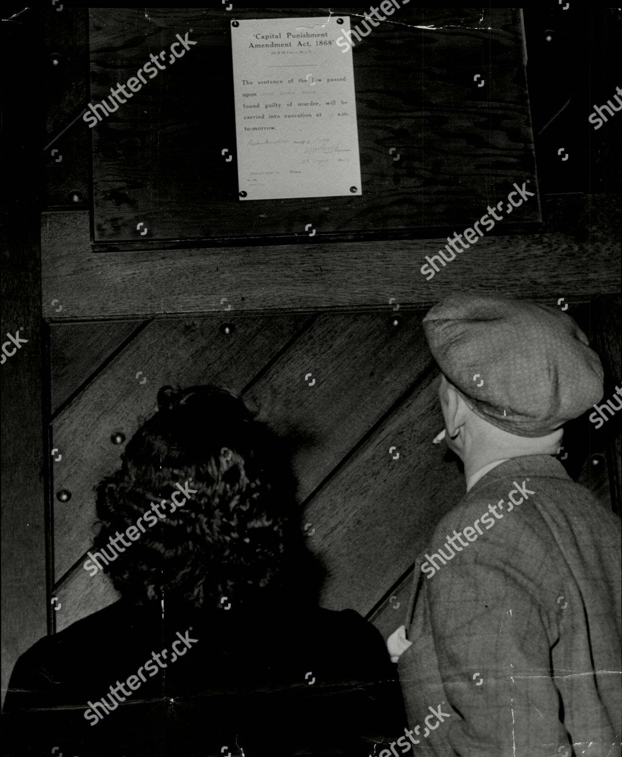 Couple Read Execution Notice John Haigh Editorial Stock Photo Stock