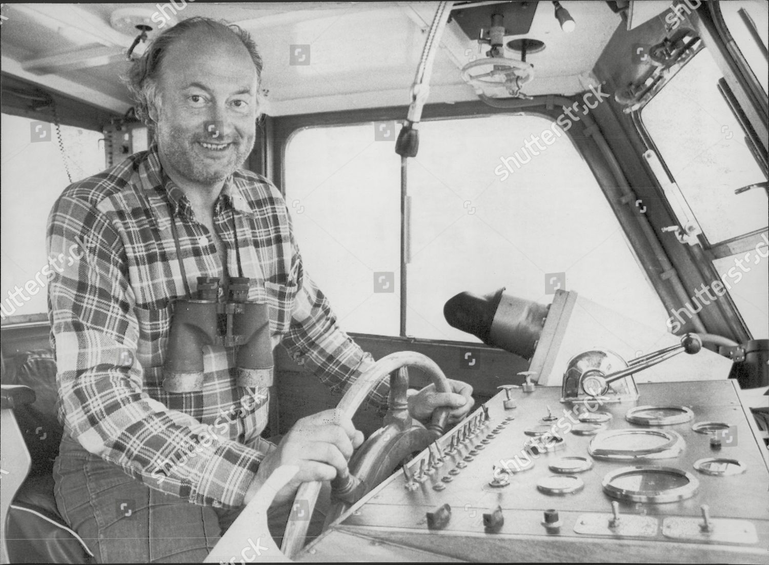 Iain Cuthbertson On Boat Around Scottish Editorial Stock Photo Stock