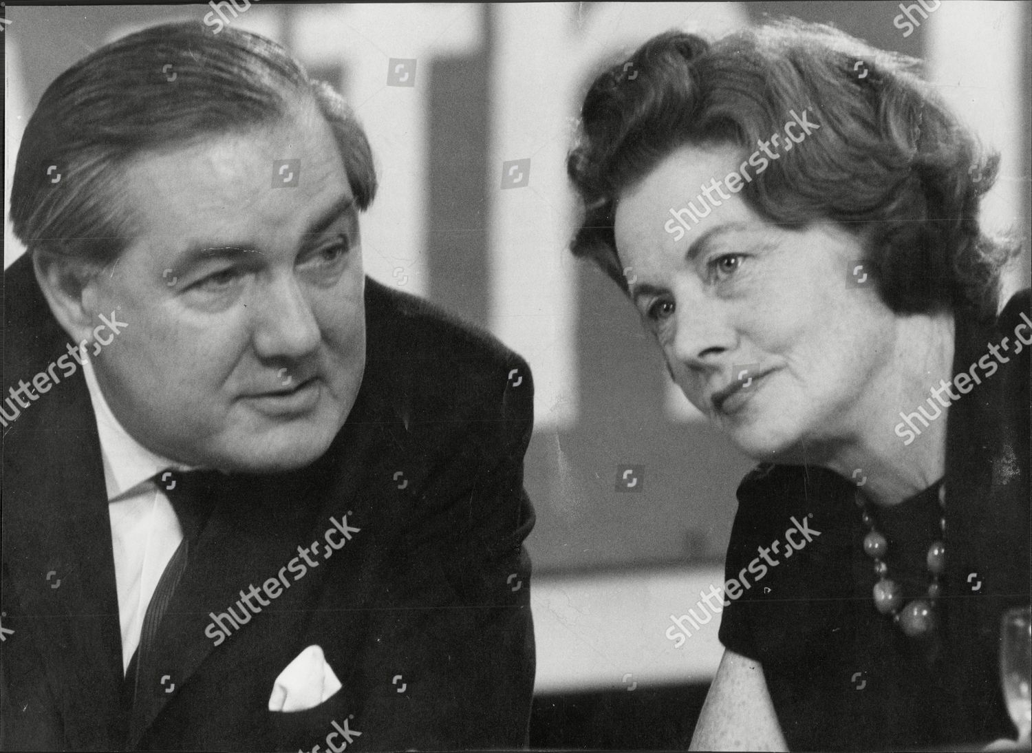 Stock photo of James Callaghan And Fellow Labour Politician Barbara Castle At Party Conference Brighton 1966. Stock photo of James Callaghan And Fellow Labour Politician Barbara Castle At Party Conference Brighton 1966.