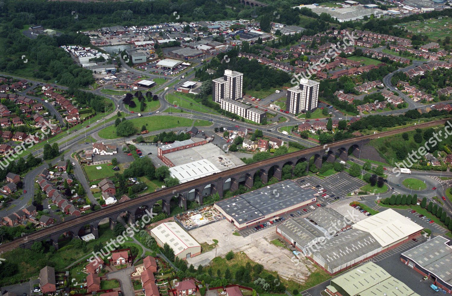 Aerial View Kidderminster Ring Road Roundabout Editorial Stock Photo Stock Image Shutterstock
