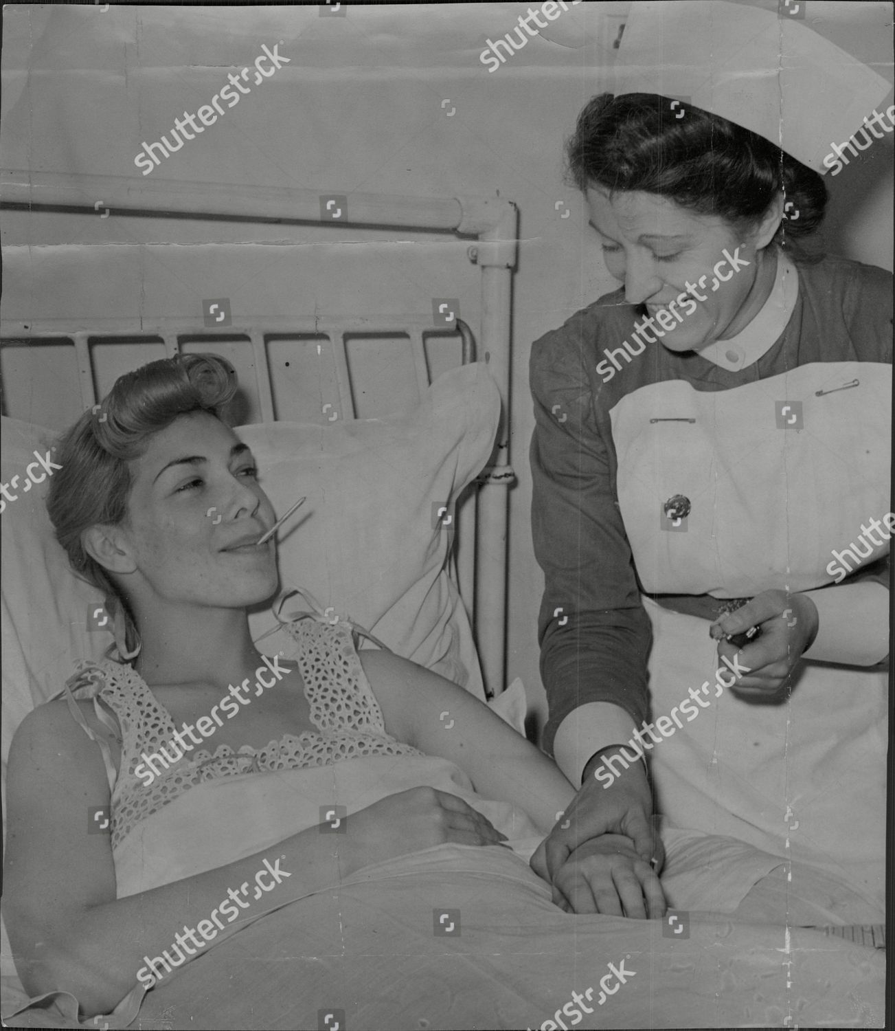 Dolores Gray Actress Singer Hospital Bed Having Editorial Stock