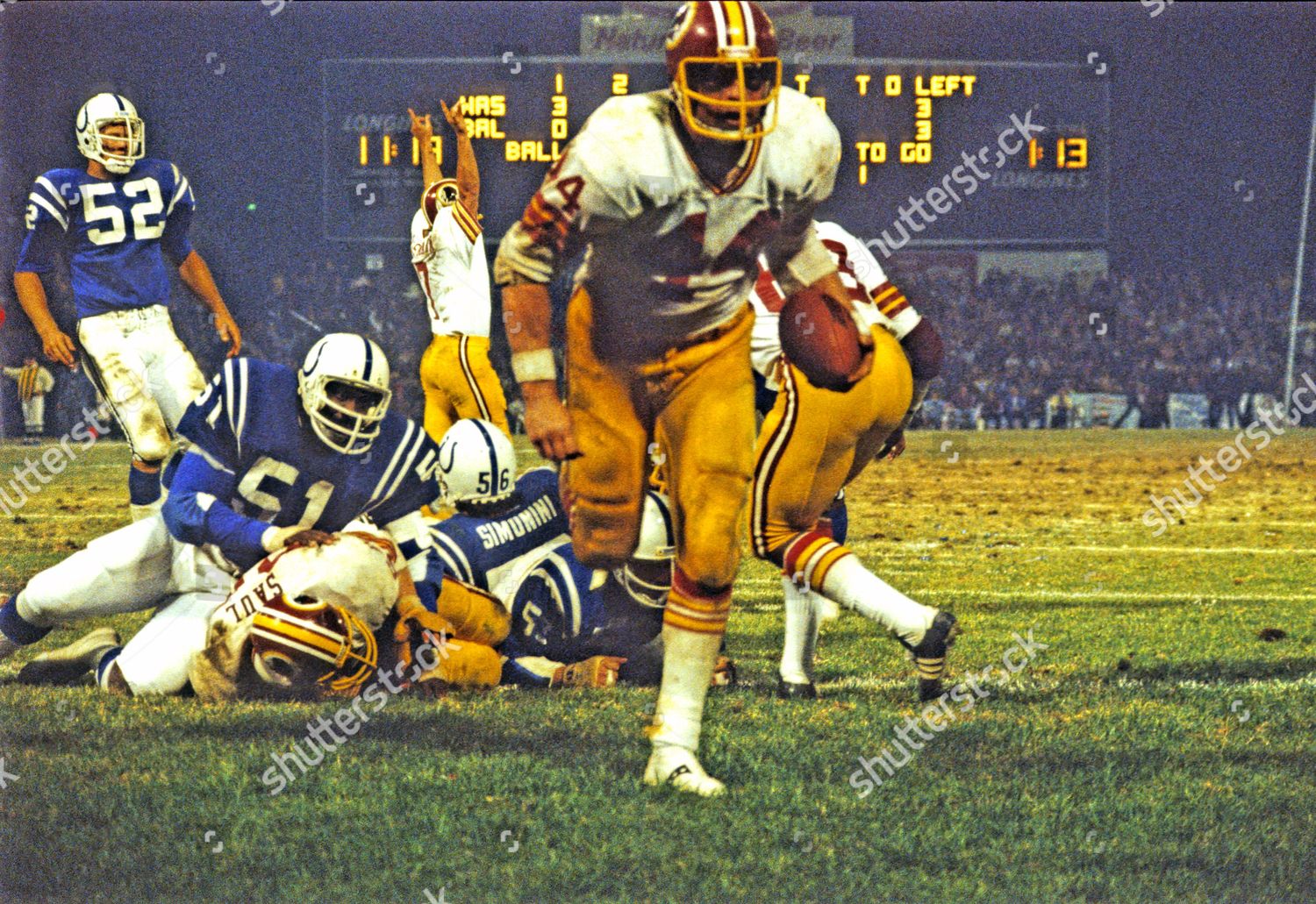 John Riggins Washington Redskins Editorial Image - Image of john