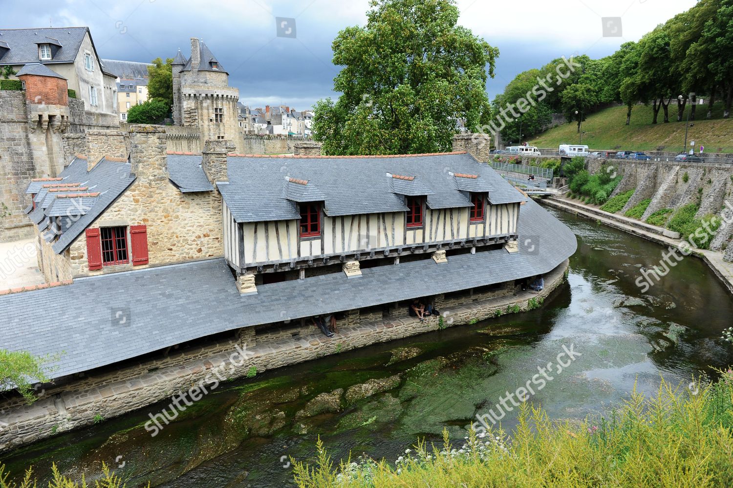 Les Lavoirs De La Garenne Vannes Editorial Stock Photo - Stock Image ...