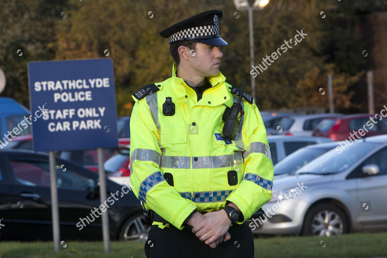 Officers Outside Baird Street Police Station Editorial Stock Photo