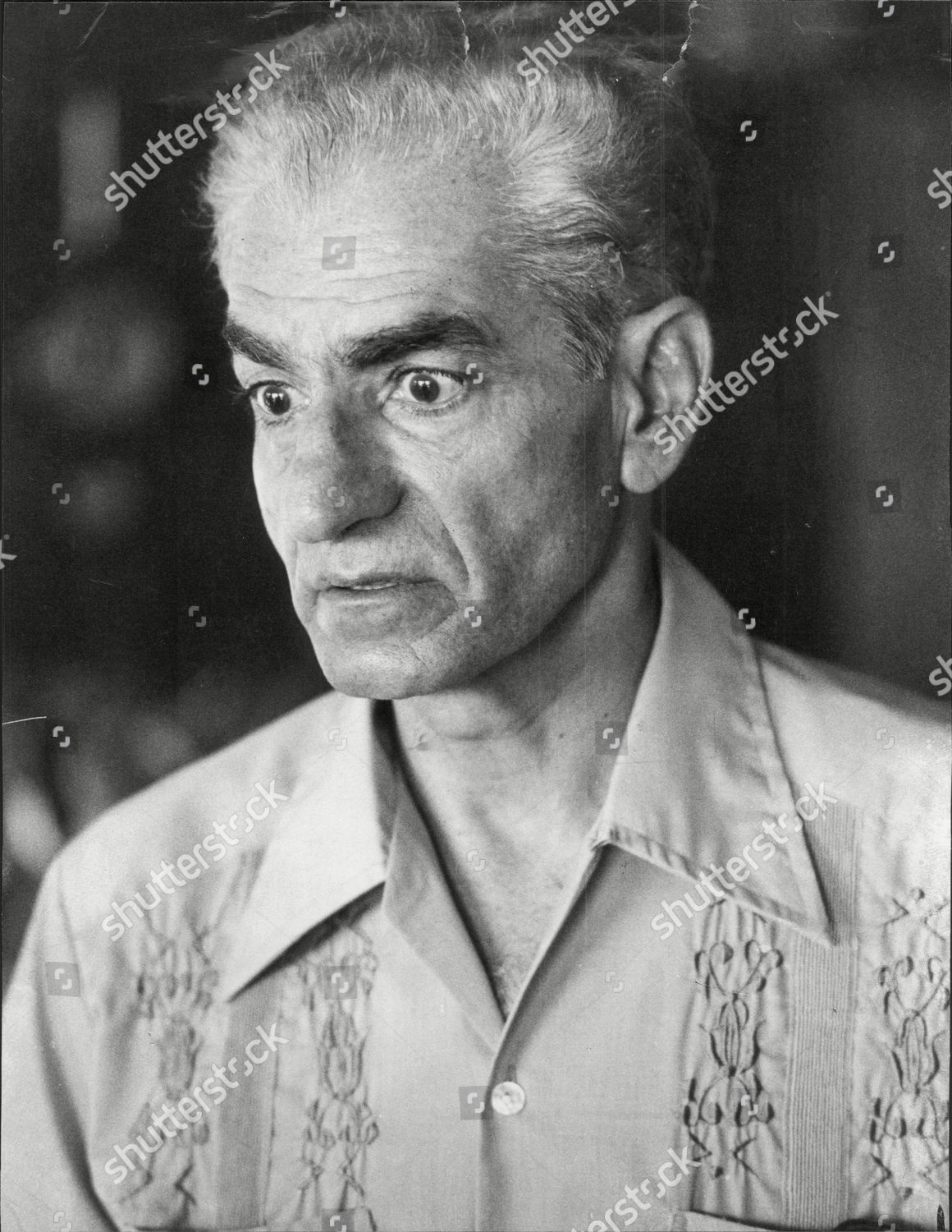 Shah Iran Mohammad Reza Pahlavi Last Editorial Stock Photo - Stock