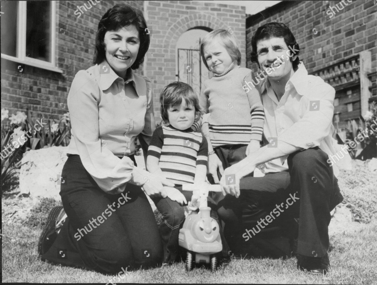 Arsenal Scotland Footballer Frank Mclintock Wife Editorial Stock Photo ...