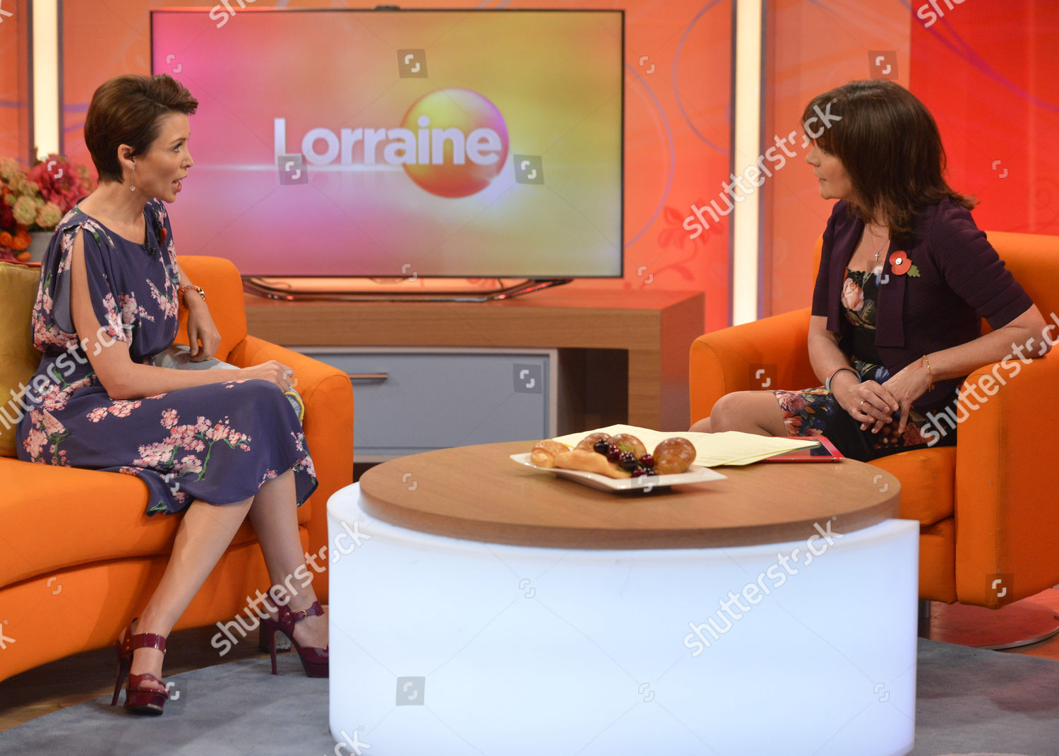 Dannii Minogue Lorraine Kelly Editorial Stock Photo - Stock Image