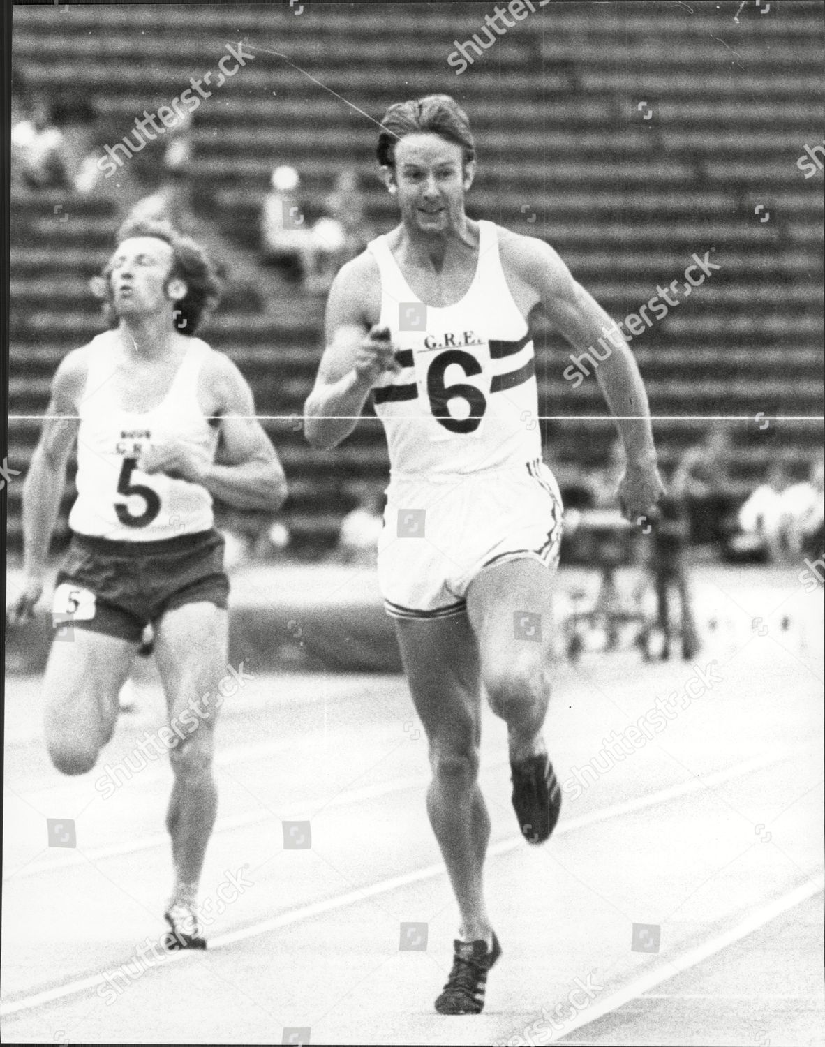 Athlete David Jenkins Right Action Crystal Editorial Stock Photo ...