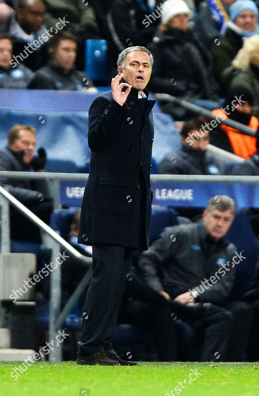 Jose Mourinho Manager Real Madrid Gestures Okay Editorial Stock Photo Stock Image Shutterstock