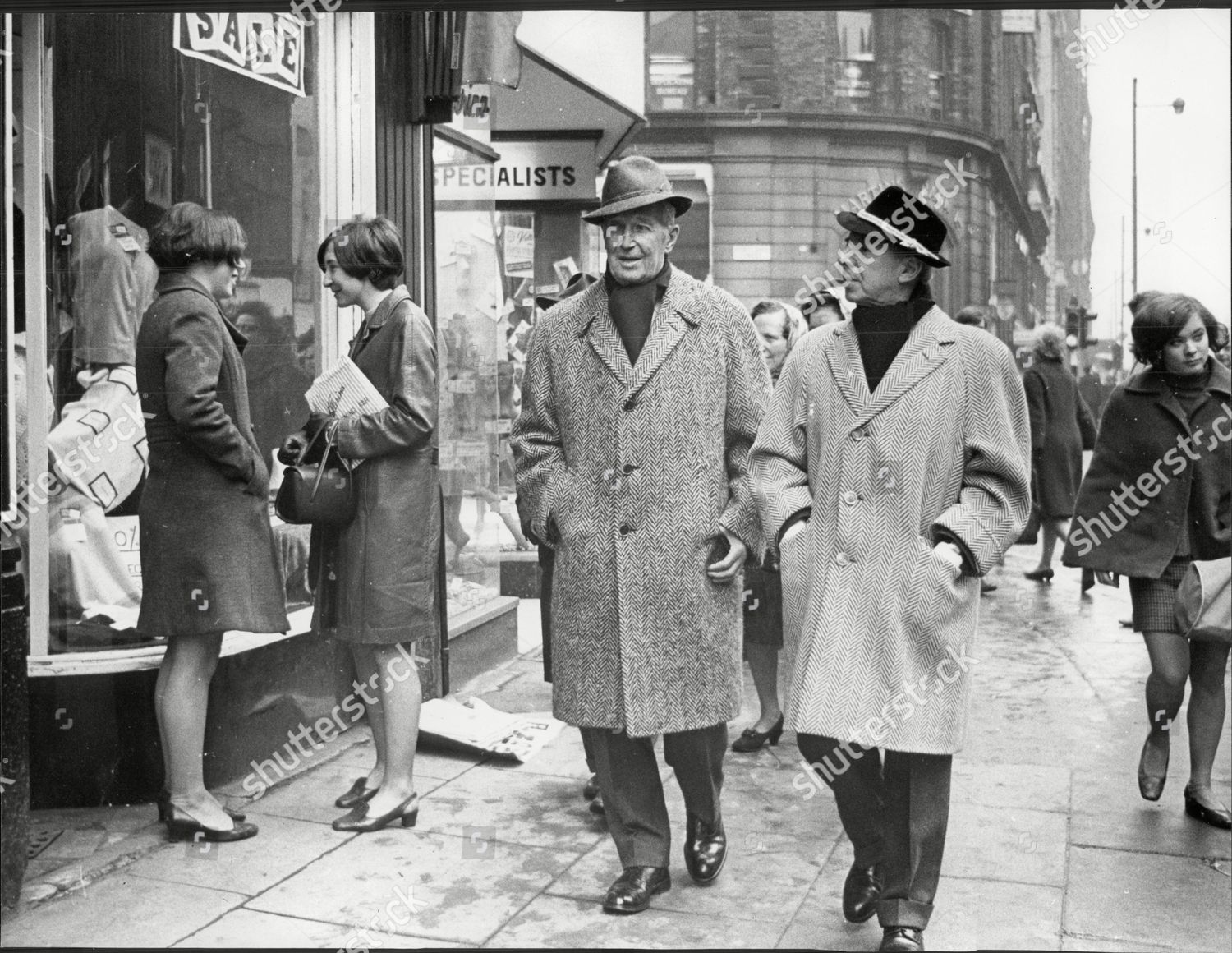 French Actor Singer Maurice Chevalier Left Editorial Stock Photo ...