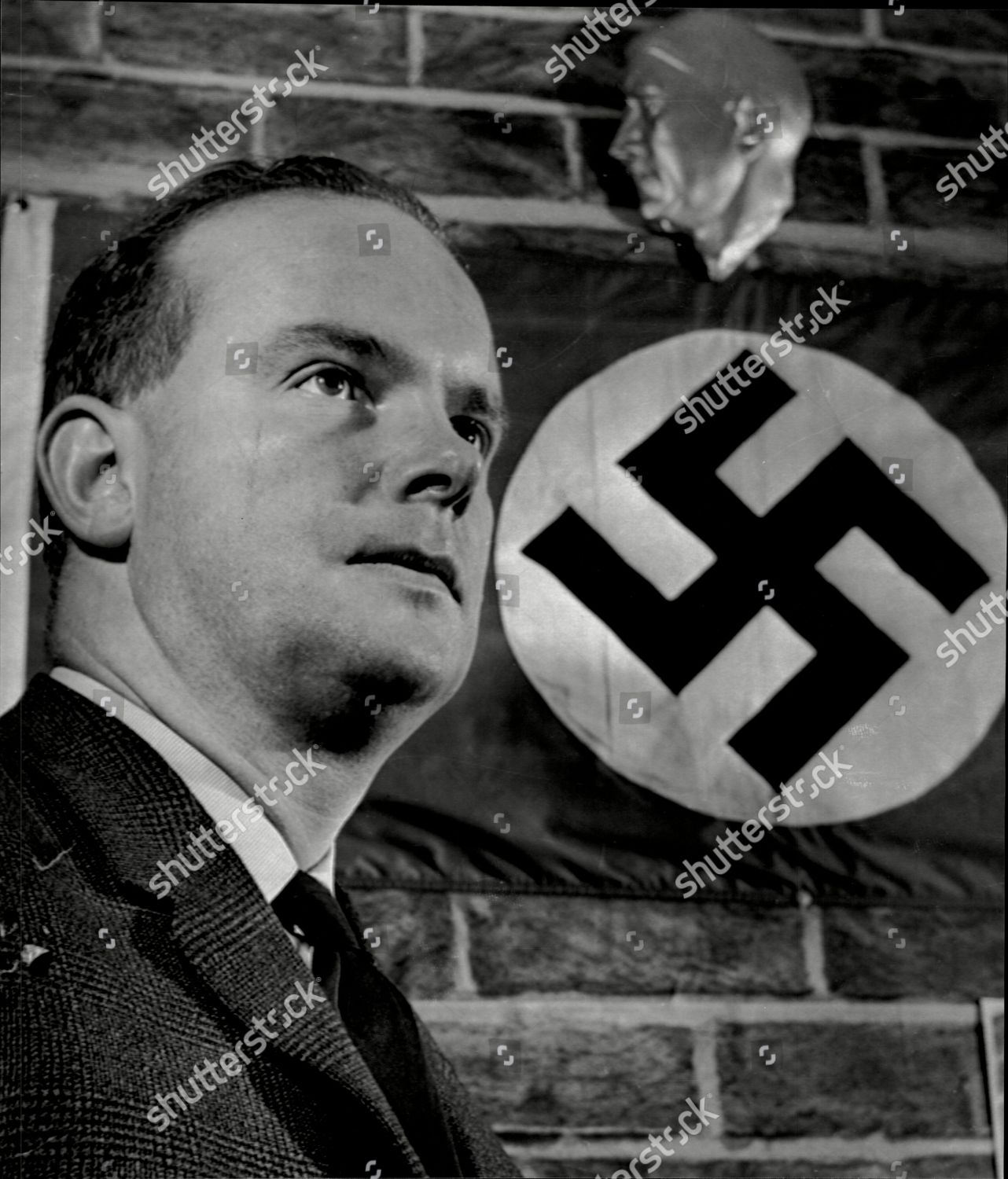 Venlighed silhuet Exert Colin Jordan Leader National Socialist Party Swastika Editorial Stock Photo  - Stock Image | Shutterstock