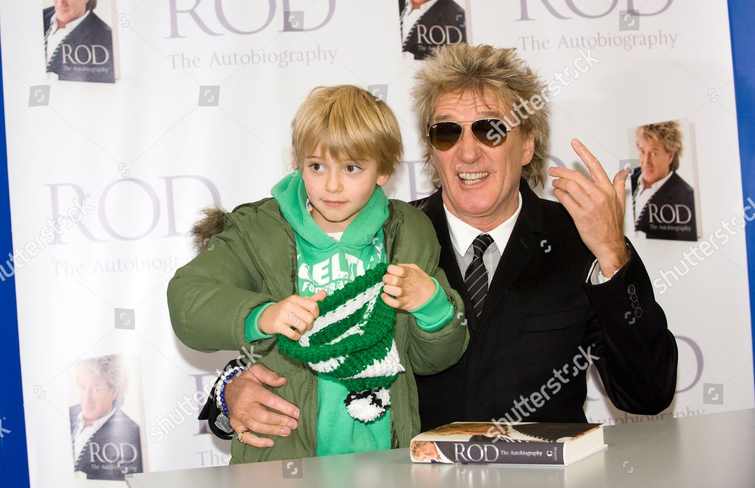 Rod Stewart His Son Alastair Wallace Editorial Stock Photo - Stock
