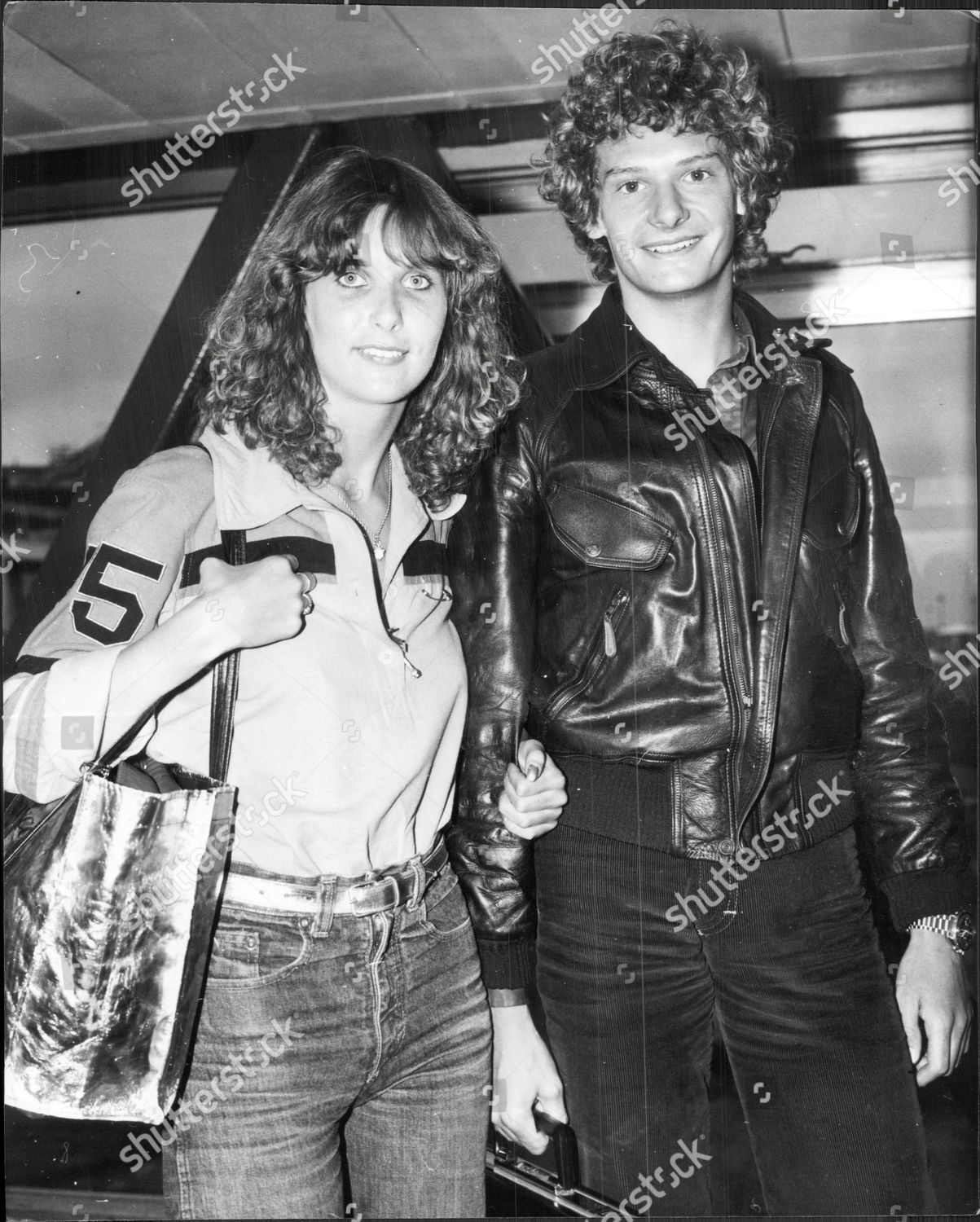 Mark Lester Actor Girlfriend Janne Henson 1977 Editorial Stock Photo ...