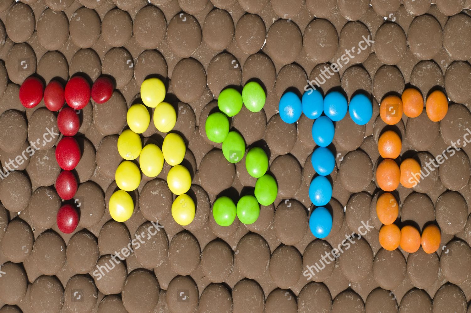 Chocolates Spelling Word Taste Editorial Stock Photo Stock Image