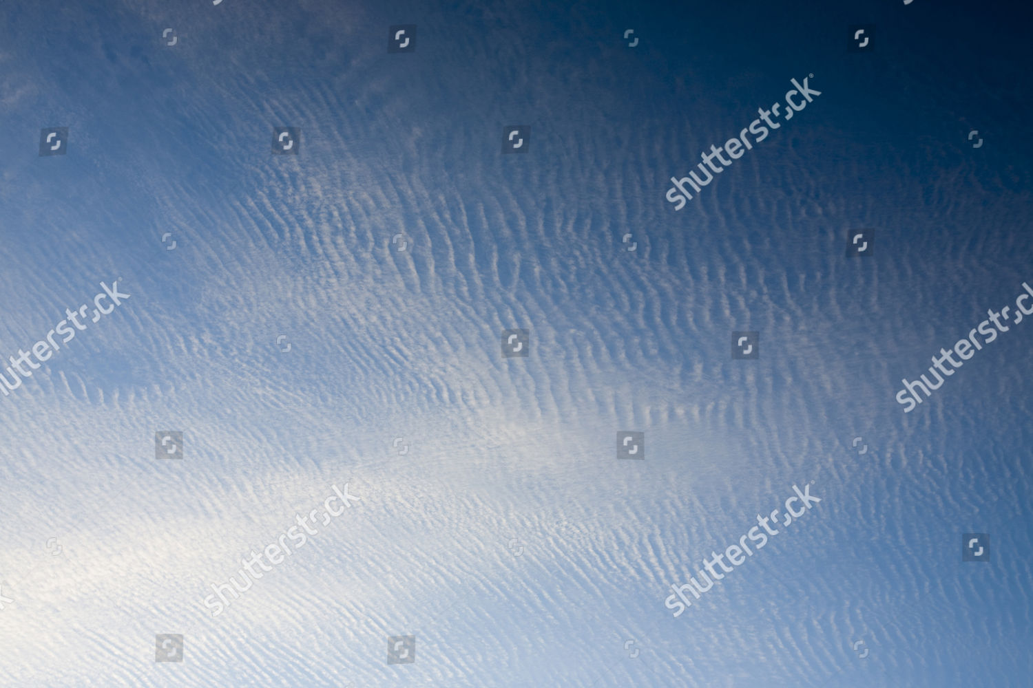 Mackerel Skies Sign That Weather Breaking Editorial Stock Photo Stock