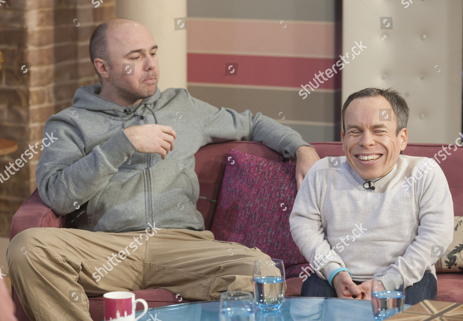 Karl Pilkington Warwick Davis Editorial Stock Photo - Stock Image