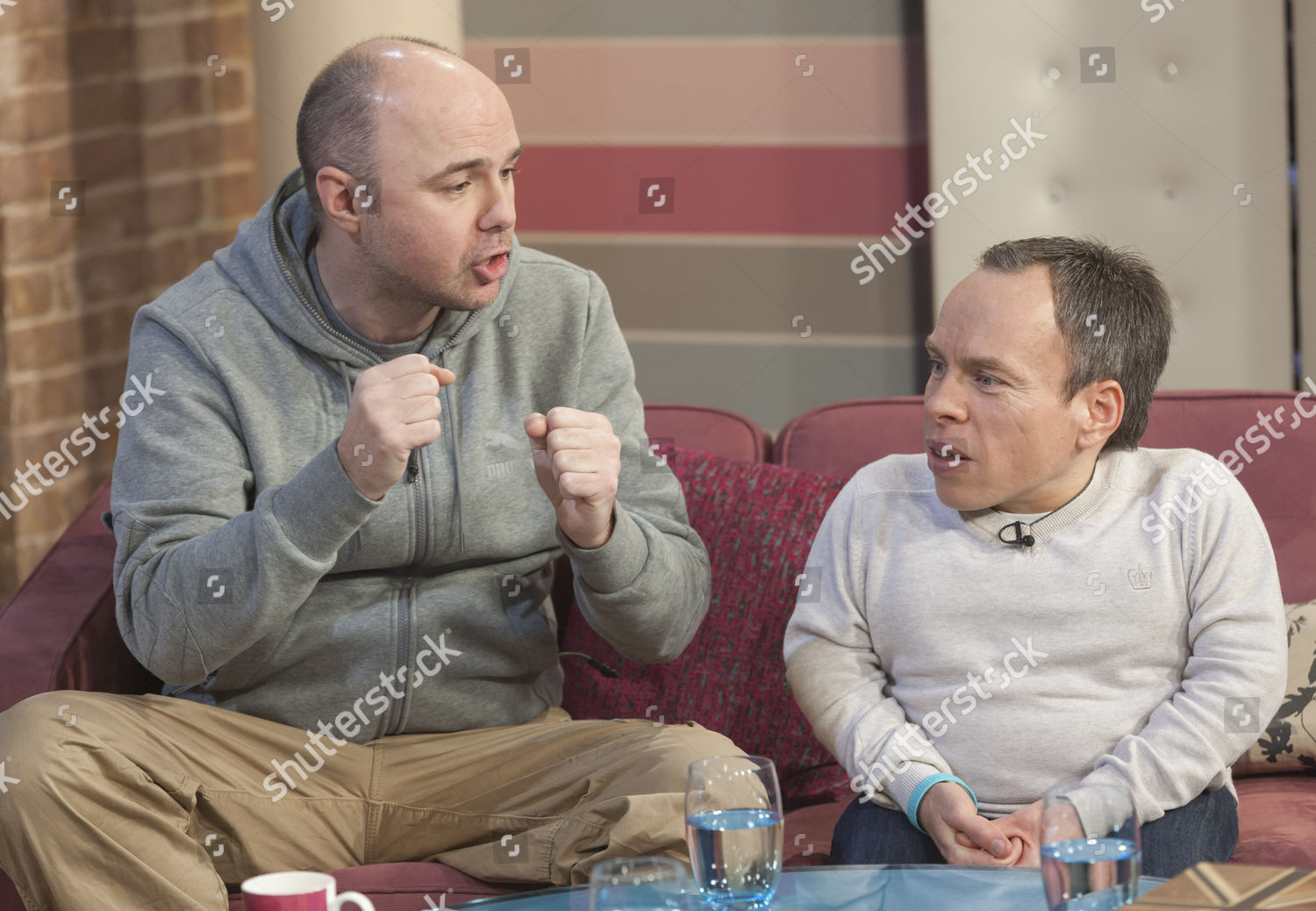 Karl Pilkington Warwick Davis Editorial Stock Photo - Stock Image