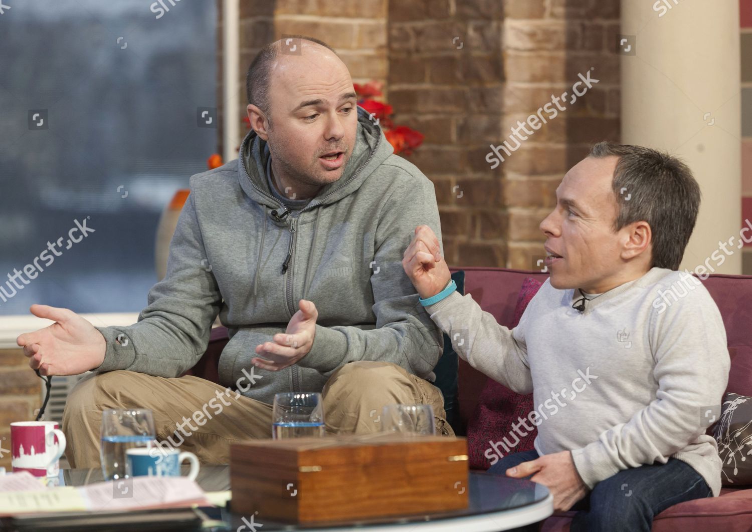 Karl Pilkington Warwick Davis Editorial Stock Photo - Stock Image