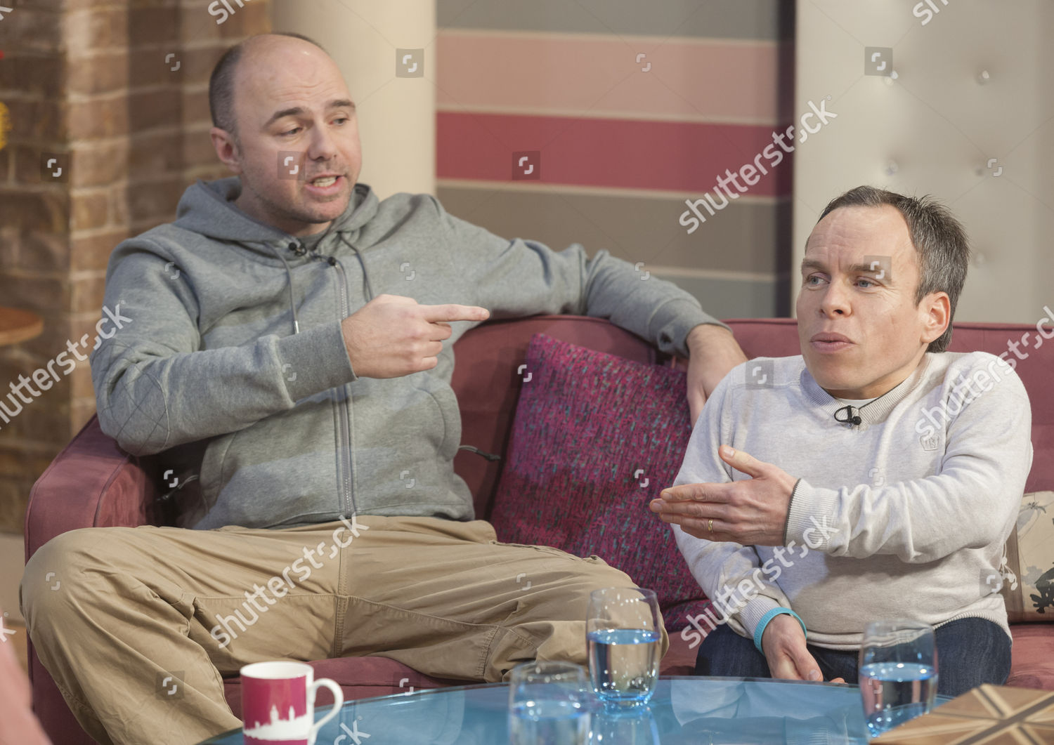Karl Pilkington Warwick Davis Editorial Stock Photo - Stock Image