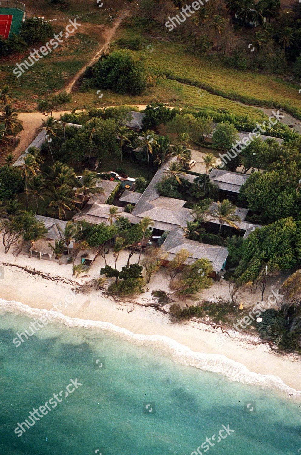 Mick Jagger Home Mustique West Indies Editorial Stock Photo Stock