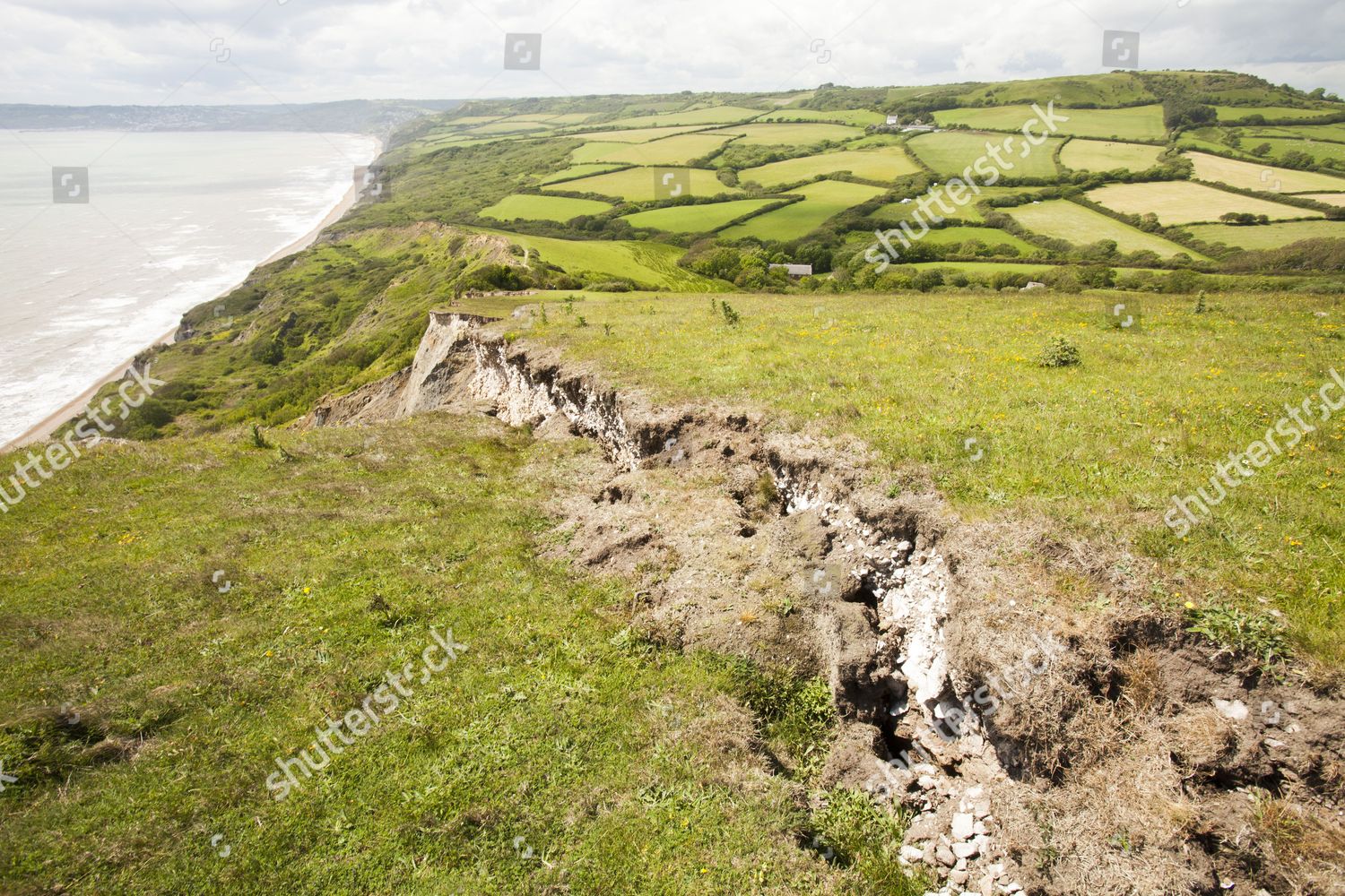 tear-ground-showing-where-next-landslip-editorial-stock-photo-stock