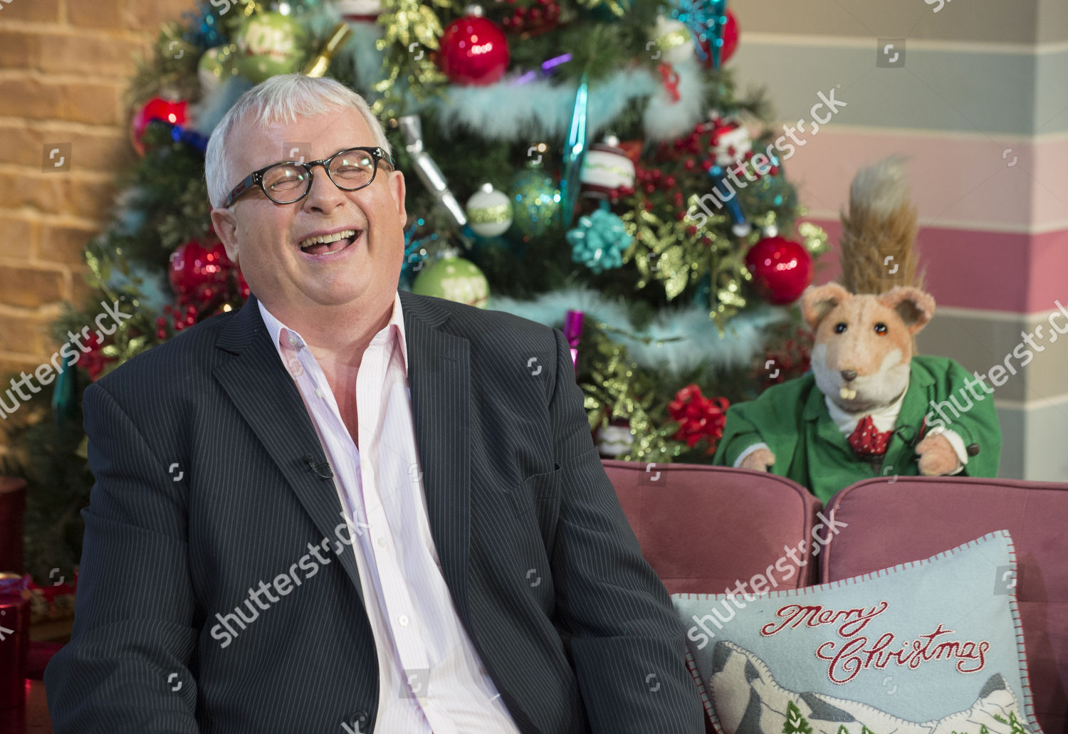 Christopher Biggins Basil Brush Mike Winsor Editorial Stock Photo