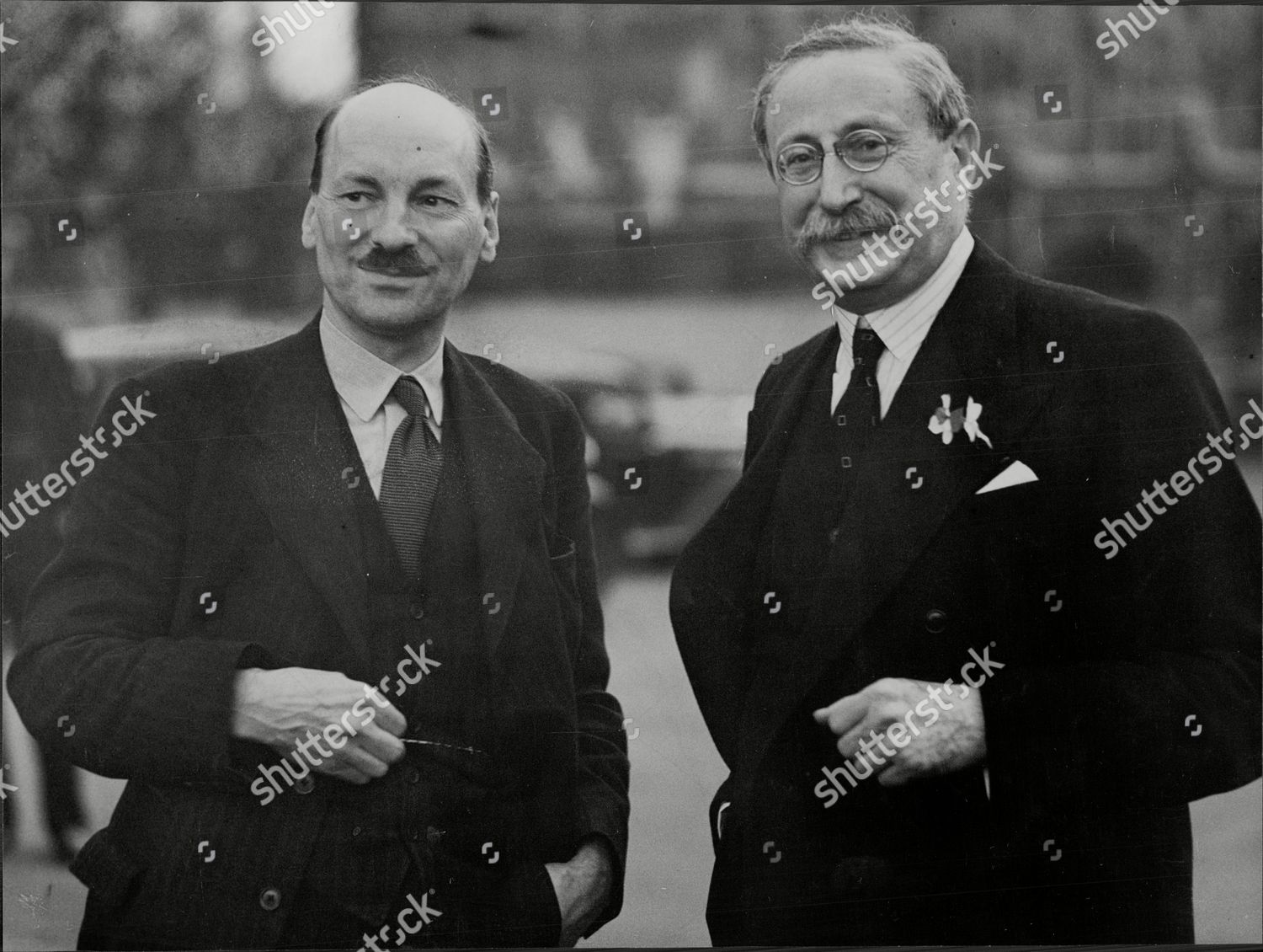 French Politician Prime Minister Leon Blum Right Foto Editorial En Stock Imagen En Stock Shutterstock