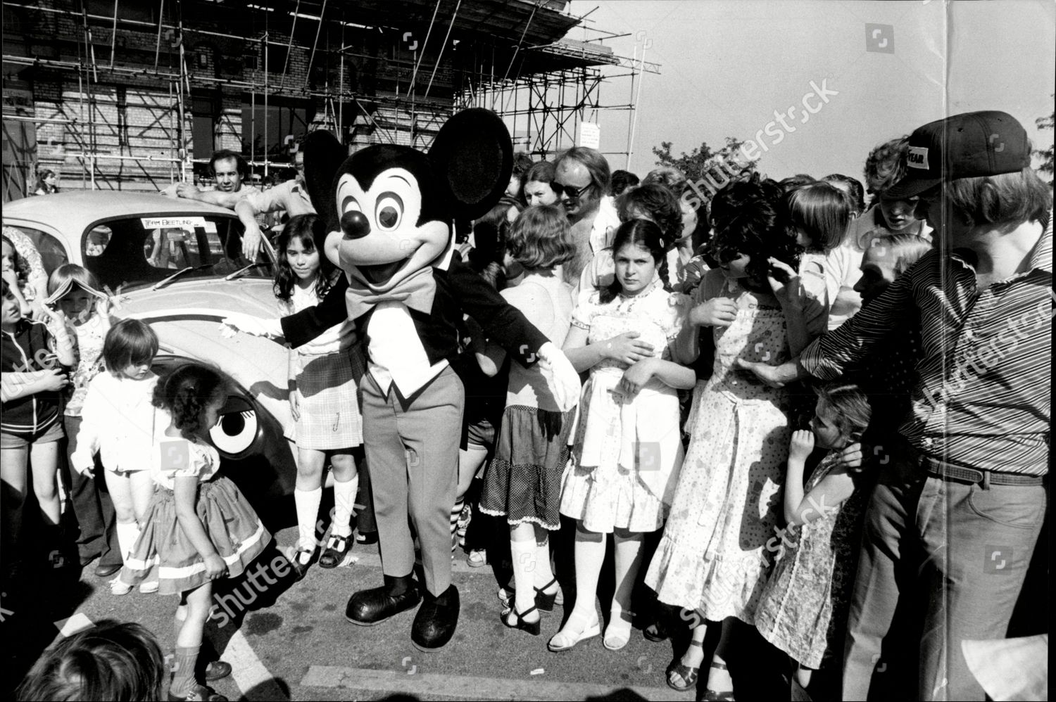 Mickey Mouse Person Costume Crowds Alexandra Editorial Stock Photo ...