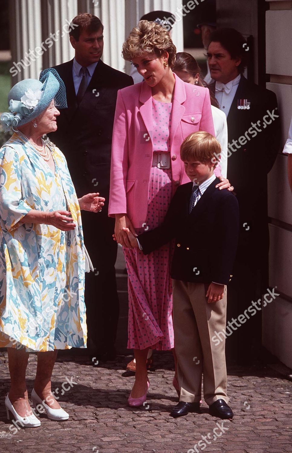 Princess Diana Prince Harry Queen Mother Editorial Stock Photo Stock