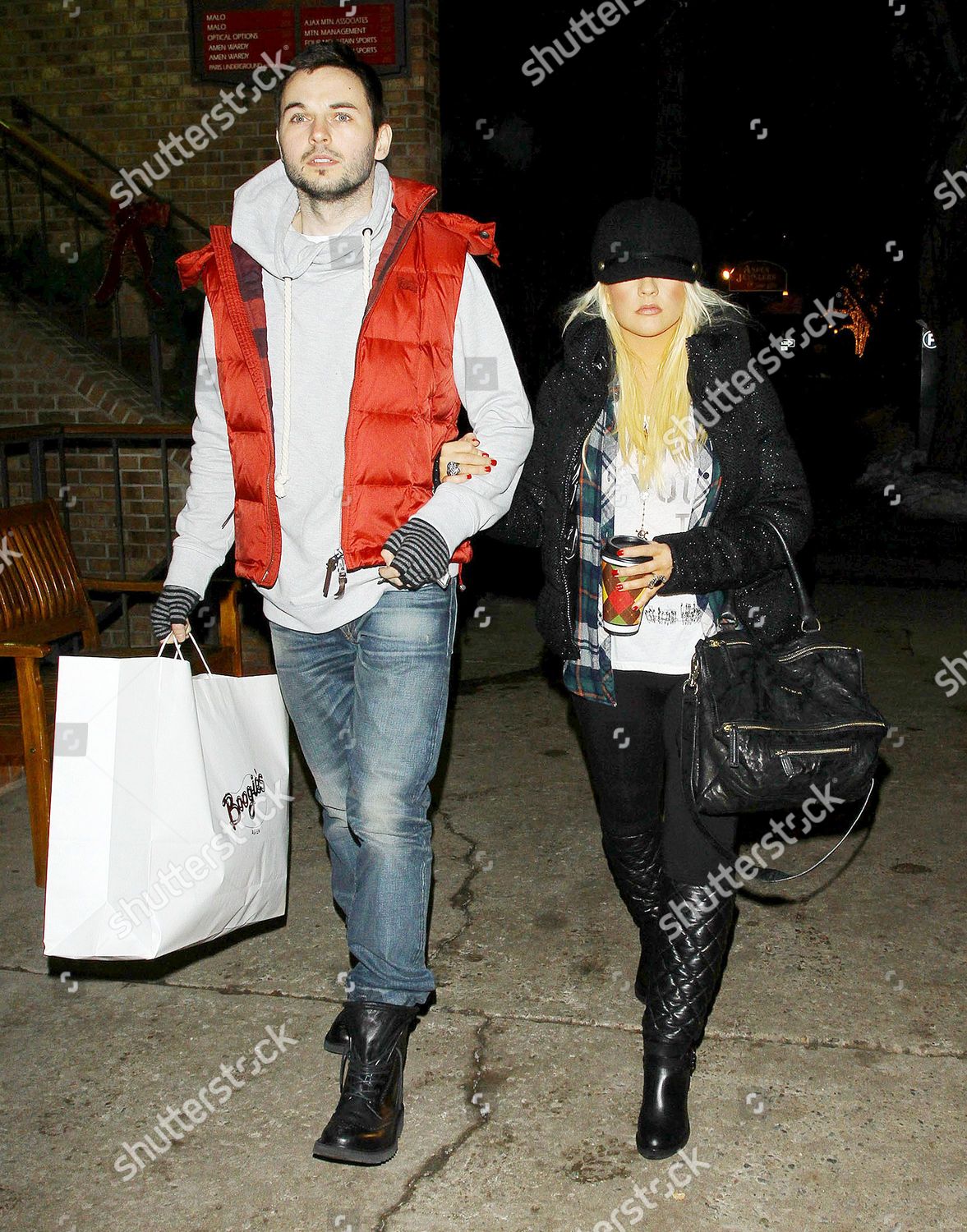 Matt Rutler Christina Aguilera Editorial Stock Photo - Stock Image