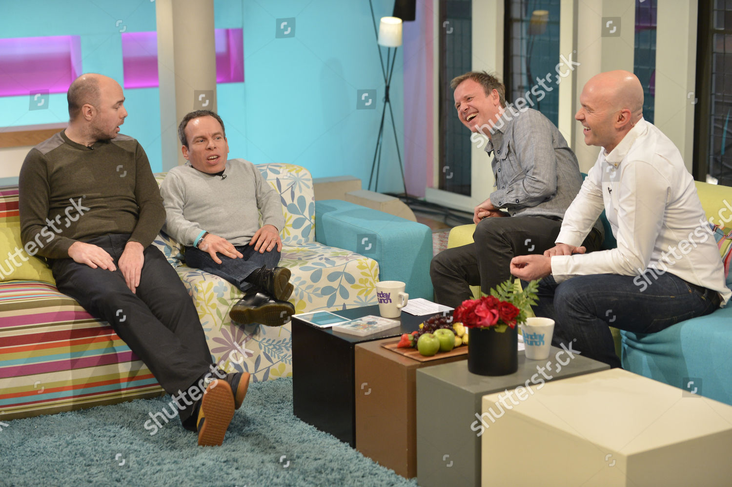 Karl Pilkington Warwick Davis Tim Lovejoy Editorial Stock Photo - Stock